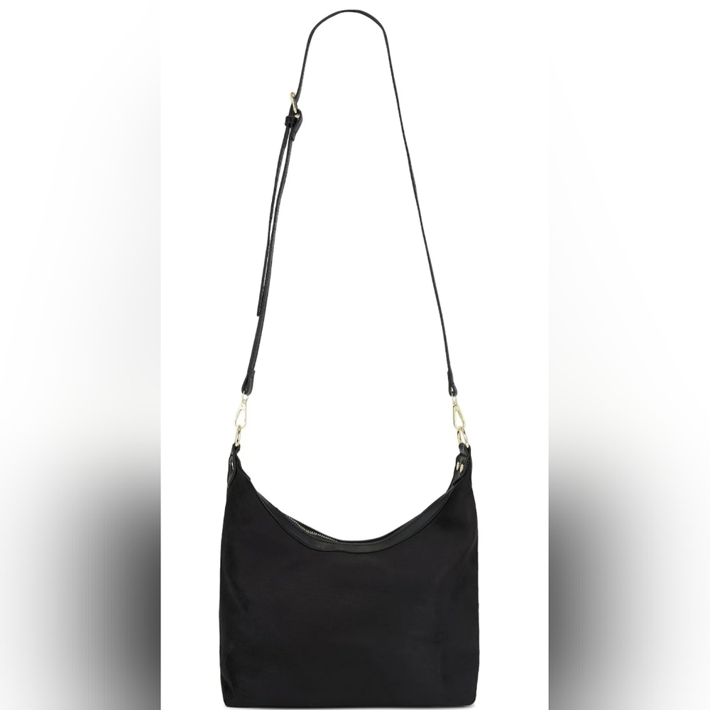 8 Other Reasons Faux  Leather & Suede  Black Women's Shoulder / Crossbody Bag